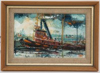 Lot 2429 - * JAMES WATT, FLYING FALCON, GREENOCK oil on...