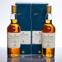 Lot 1267 - TALISKER 18 YEARS OLD (2) Single Island Malt...