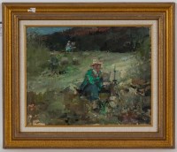 Lot 2257 - * TOM COATES (BRITISH b. 1941), PAINTING IN...