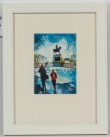 Lot 2263 - BRYAN EVANS, THE LORD ROBERTS STATUE IN THE...