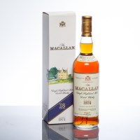 Lot 1481 - THE MACALLAN 1974 18 YEAR OLD Single Highland...