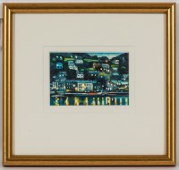 Lot 2270 - BRYAN EVANS, REFLECTIONS IN ROTHESAY HARBOUR...