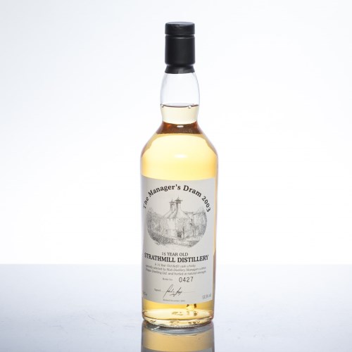 Lot 1540 - STRATHMILL 15 YEAR OLD MANAGER'S DRAM Single...