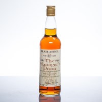 Lot 1541 - BLAIR ATHOL 15 YEAR OLD MANAGER'S DRAM Single...