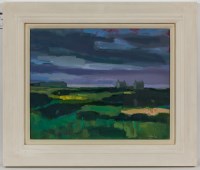 Lot 2280 - * MICHAEL CLARK, SALT PANS AT PRESTWICK oil on...