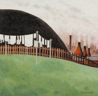 Lot 2283 - VICKY MOUNT, MONDAY oil on boxed canvas,...