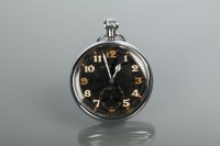 Lot 866 - JAEGER-LECOULTRE OPEN FACE WWII MILITARY ISSUE...