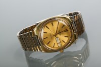 Lot 893 - GENTLEMAN'S GOLD PLATED OMEGA SEAMASTER...