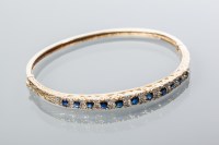 Lot 1915 - VICTORIAN STYLE SAPPHIRE AND DIAMOND SET...
