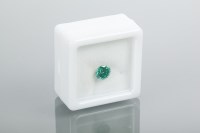 Lot 2055A - UNMOUNTED BRILLIANT CUT BLUE DIAMOND...