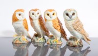 Lot 144 - BESWICK FIGURE OF A BARN OWL 19cm high;...