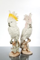 Lot 149 - PAIR OF ROYAL DUX PORCELAIN FIGURES OF...