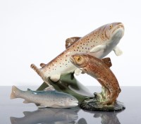 Lot 180 - BESWICK FIGURE OF A TROUT pattern number 2087....