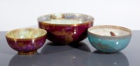 Lot 182 - WILTSHAW AND ROBINSON CARLTON WARE BUTTERFLY...