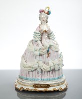 Lot 196 - CAPODIMONTE PORCELAIN FIGURE OF 'MARIE...