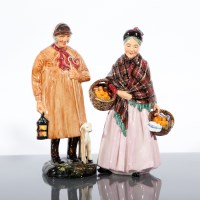 Lot 215 - TWO EARLY ROYAL DOULTON FIGURES 'The Shepherd'...