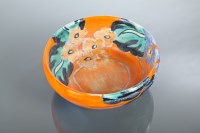 Lot 269 - CLARICE CLIFF INSPIRATION PATTERN BOWL in...