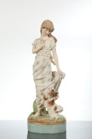 Lot 284 - COPELAND BISQUE PORCELAIN FIGURE GROUP OF 'NEW...