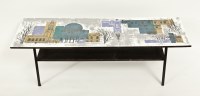 Lot 370 - 1960'S JOHN PIPER COFFEE TABLE the rectangular...
