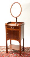 Lot 410 - LATE VICTORIAN CROSSBANDED MAHOGANY SHAVING...