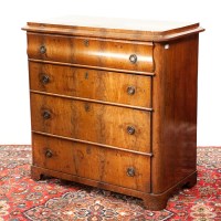 Lot 443 - 19TH CENTURY CONTINENTAL MAHOGANY CHEST 104cm...