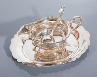 Lot 16 - SILVER SAUCE BOAT maker Elkington & Co.,...