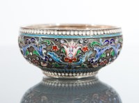 Lot 50 - LATE 19TH CENTURY IMPERIAL RUSSIAN CLOISONNE...
