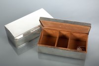 Lot 72 - TWO SILVER CIGARETTE BOXES makers Howard James,...