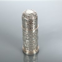 Lot 74 - VICTORIAN SILVER SUGAR CASTER maker Horace...