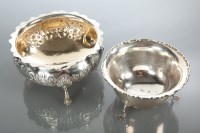 Lot 88 - VICTORIAN SILVER SUGAR BOWL maker Martin, Hall...