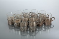 Lot 92 - 19TH CENTURY CONTINENTAL SILVER MOUNTED LIQUOR...