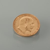 Lot 1014 - HALF SOVEREIGN DATED 1903