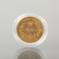 Lot 1016 - SOVEREIGN DATED 1866 Sydney mint