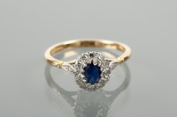 Lot 1102 - EARLY TWENTIETH CENTURY SAPPHIRE AND DIAMOND...