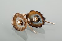 Lot 1160 - PAIR OF EARLY VICTORIAN DIAMOND AND BANDED...