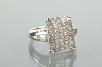 Lot 1190 - IMPRESSIVE DIAMOND CLUSTER RING the...
