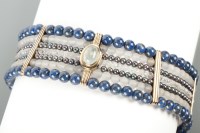Lot 1227 - ANNABEL JONES LAPIS LAZULI, QUARTZ AND PEARL...