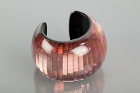 Lot 1296 - IMPRESSIVE PLASTIC BANGLE RETAILED BY LIBERTY...