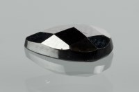 Lot 1302 - UNMOUNTED PEAR CUT BLACK DIAMOND approximately...