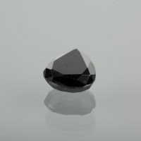 Lot 1319 - UNMOUNTED PEAR CUT BLACK DIAMOND approximately...