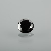 Lot 1325 - UNMOUNTED ROUND BLACK DIAMOND approximately...