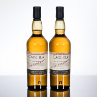 Lot 980 - CAOL ILA CASK STRENGTH (2) Single Islay malt...
