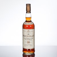 Lot 1022 - THE MACALLAN 10 YEAR OLD Single Highland Malt...