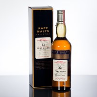 Lot 1170 - PORT ELLEN 22 YEAR OLD RARE MALTS Natural cask...
