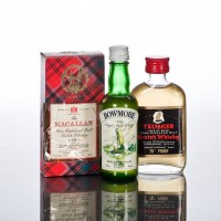 Lot 1201 - SHERRIFF'S BOWMORE MINIATURE 1 1/3 fl oz, 70...