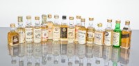 Lot 1201A - 16 ASSORTED WHISKY MINIATURES Some of the...