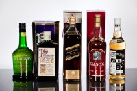 Lot 1207 - JONHHIE WALKER BLACK LABEL Blended Scotch...