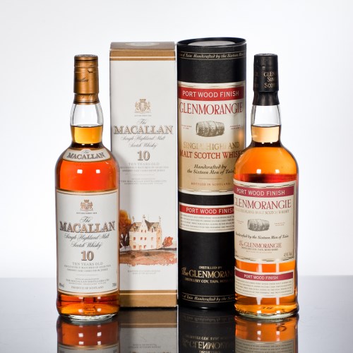 Lot 1291 - THE MACALLAN 10 YEAR OLD Single Highland Malt...