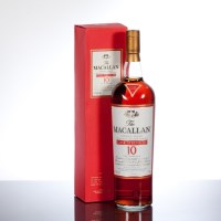 Lot 1296 - THE MACALLAN 10 YEAR OLD CASK STRENGTH Single...