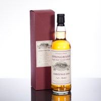 Lot 1327 - SPRINGBANK CHRISTMAS 2010 CALVADOS WOOD Single...